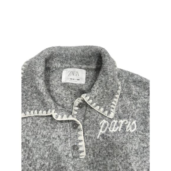 Zara Girls Paris Sweater - Picture 2 of 3